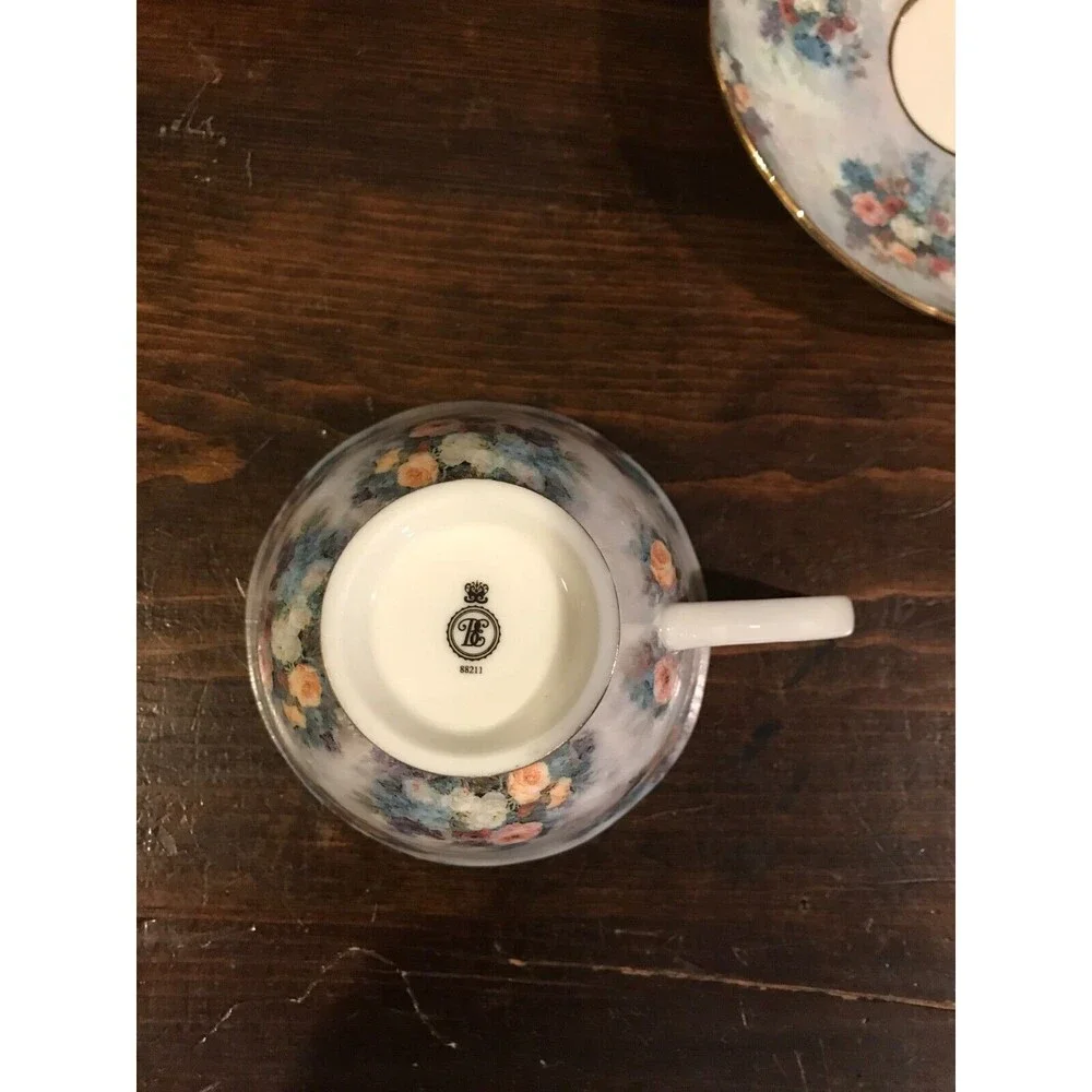 Bradford Editions Lena Liu’s Glorious Chintz - “GLORY” Teacup, Saucer & Spoon